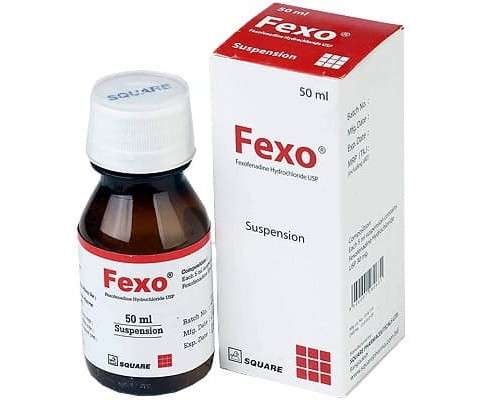 Fexo50 ml Oral Suspension Fexofenadine Hydrochloride