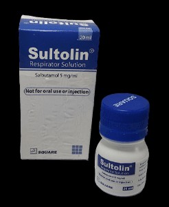 Sultolin5 mg/ml Respirator Solution Salbutamol