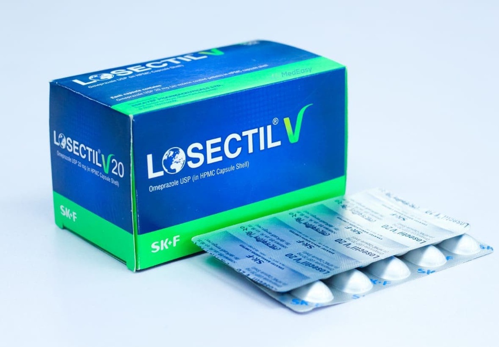 Losectil V20 mg Capsule Omeprazole