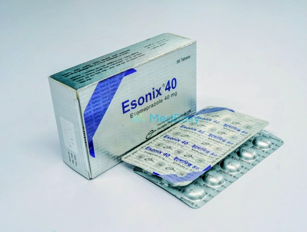 Esonix40 mg Tablet Esomeprazole Magnesium Trihydrate
