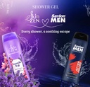SKINZEN Lavender Haze Shower Gel 250ml with free Loofah