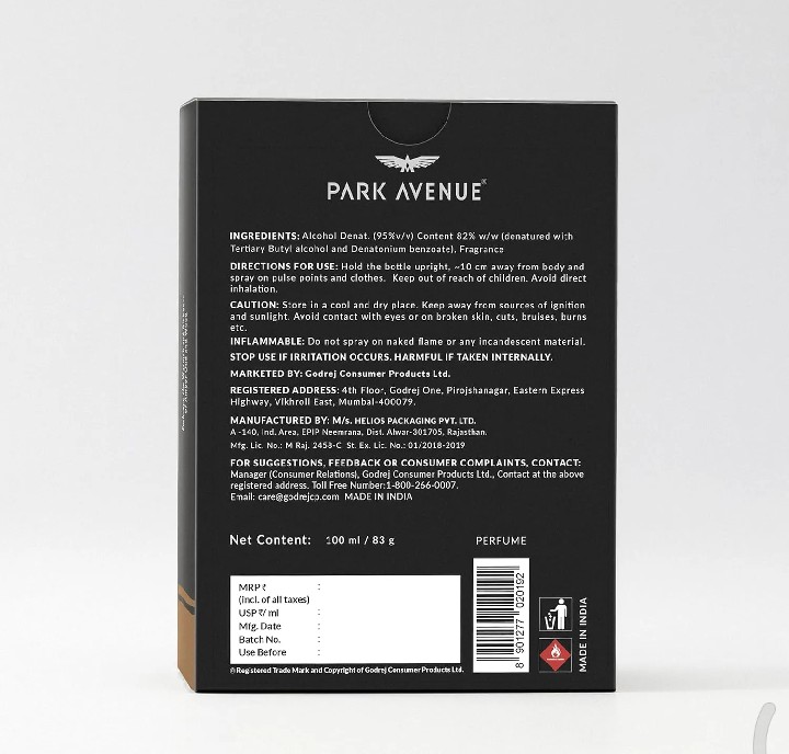 Park Avenue Oud, Liquid Eau De Parfum Men, 100ml Long Lasting Perfume Spray For Men Premium Luxury Fragrance Scent Aromatic Suitable For Every Occasion