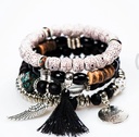 4Pieces/Sets Crystal Bracelets for Women and girls
