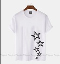 next brand Half Sleeve Chinese Printed Microfibre Tshirts for girls and Women