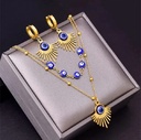 Evil Eye Set for Women Necklace Layered Necklaces Evil Eye Earring