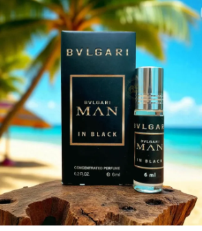 BVLGARI Man In Black Attar for Men 6ml – Premium Long Lasting Roll On Perfume Ator Oil