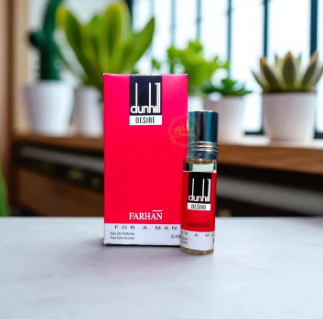Dunhill Desire Red Attar for Men 6ml Roll-On - Long Lasting Fragrance EDT Premium Non-Alcoholic Perfume Smooth & Long-Lasting Ator