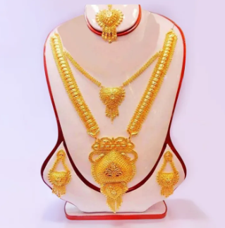 Gold Plated Jewellery Necklace Set Sita Har Full Set For Women