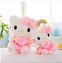 Cute Hello Kitty Plush Toy Kitty Plush Doll Stuffed Animals Cat Fluffy Hugging