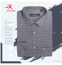MENS SHIRT L/SLEEVE TRENDZ-Ash Print-Size:-Other: 15 1/2