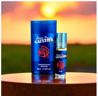 Premium Le Male Le Parfum Inspired Attar - Long Lasting 6ml Roll-On for Men - Perfume Type Ator Long Lasting EDP Fragrance