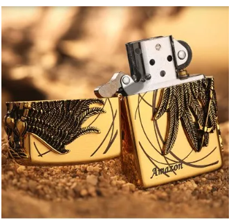 Zippo Lighter Gold Plated Zippo Lighter