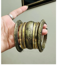 jaypuri Chur/Bangles For Woman Full set-Bangle Size-2.4,2.6,2.8-Color-Gold,silver