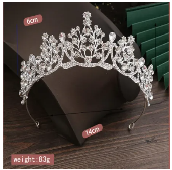 Crowns for Adults, Silver Rhinestone Women Tiaras and Crowns for Kids Birthday Tiara Princess Queen Crown for Girls Fancy Dress Bridal Wedding Tiara