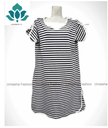Cotton Short Sleeve Ladies Round Neck Casual T Shirts