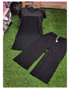 Cotton T-Shirt & Palazzo Set for Women - Comfortable Combo Pack-One Size
