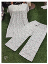 Cotton T-Shirt & Palazzo Set for Women - Comfortable Combo Pack-One Size
