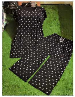 Cotton T-Shirt & Palazzo Set for Women - Comfortable Combo Pack-One Size
