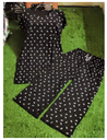Cotton T-Shirt & Palazzo Set for Women - Comfortable Combo Pack-One Size