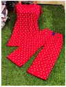 Cotton T-Shirt & Palazzo Set for Women - Comfortable Combo Pack-One Size