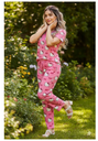 Woman Summer Wear Printed T-shirt and Trouser Set - Fashionable and Comfortable for All Seasons