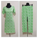 Long Tshirt with Palazzo Set for Women Multicolor Random Design Cotton-Color Family Multicolor