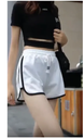 Korean Style Summer Casual Shorts For Woman Stretch Elastic Waist Booty Short Pant