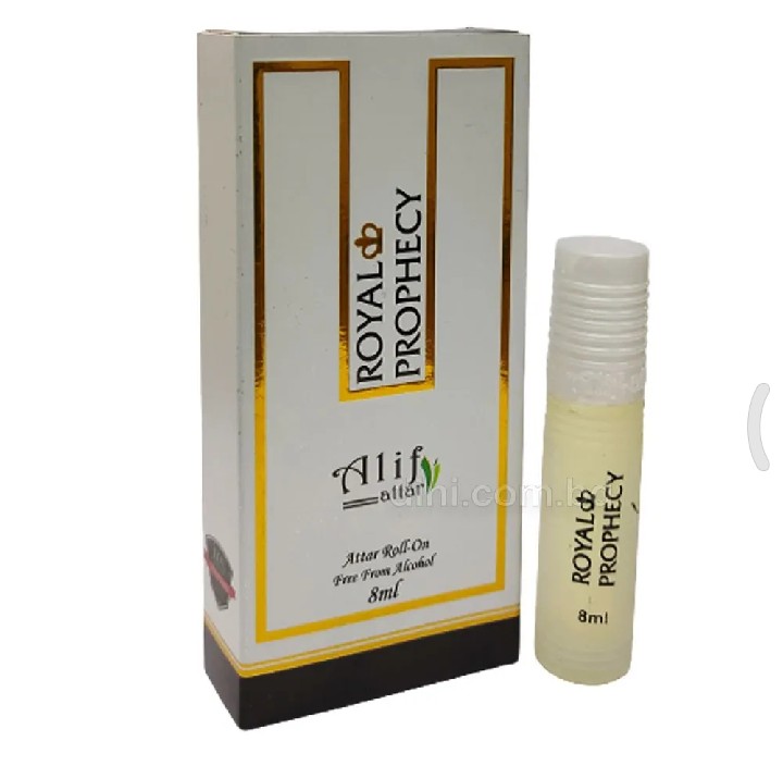 Royal Prophecy by Alif Attar for Men & Women Non-Alcoholic Long Lasting Perfume - 8 ML
