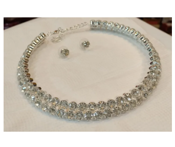new design metal Stone Jewellery Set For Women