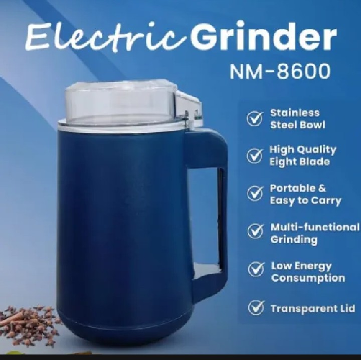 Stainless Steel Electric Spice Grinder Smart Electric Grinder Machine - 950 Watt - Lifestyle^ Mall