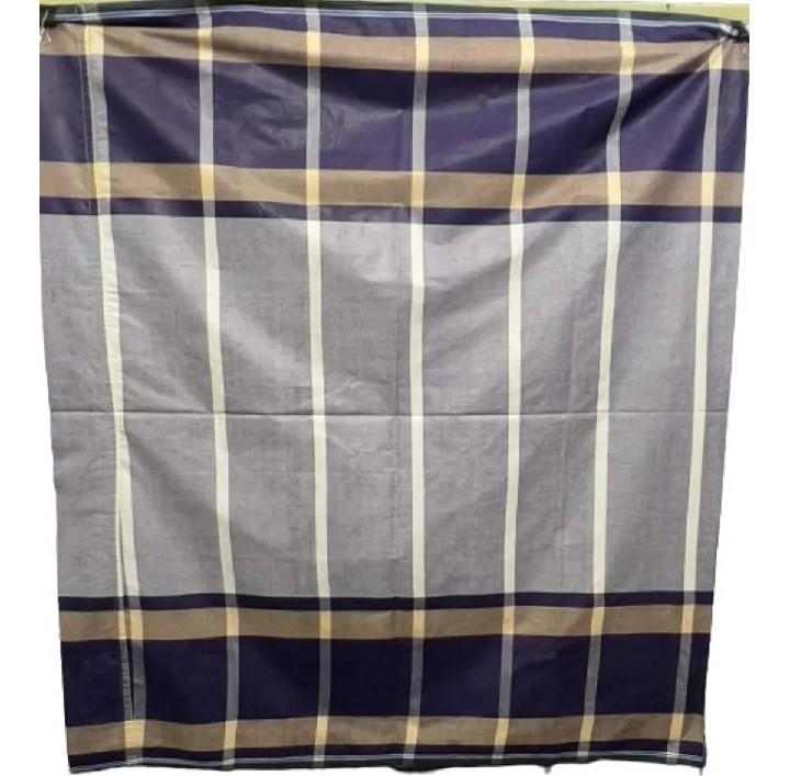 Traditional Handloom Comfortable - 6 Hat Cotton Lungi for Men - Color Guaranty