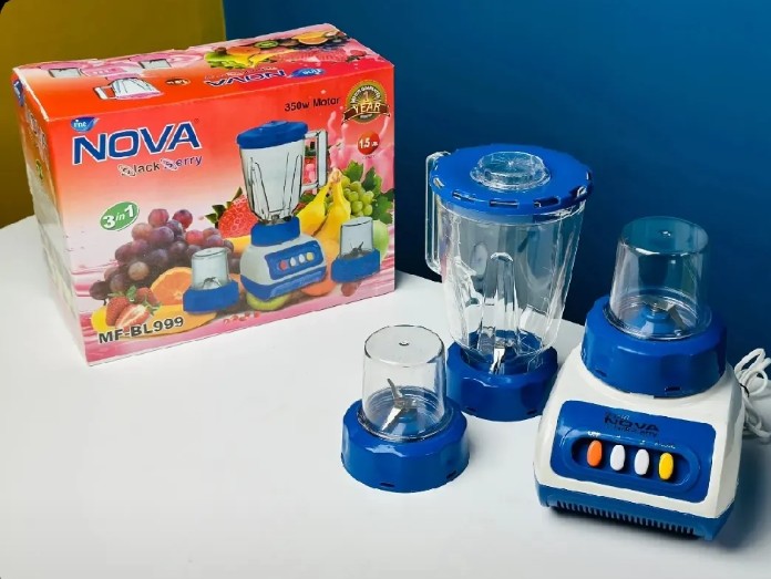 Nova | Narita | Nowake | Prestige Electric Blender And Mixer (3 In 1) - Blender Machine -Versatile 3-in-1 Kitchen Appliance