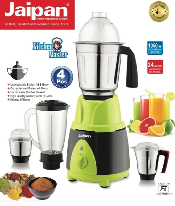 Jaipan Mixer Griender 1050W 3 in 1 combo
