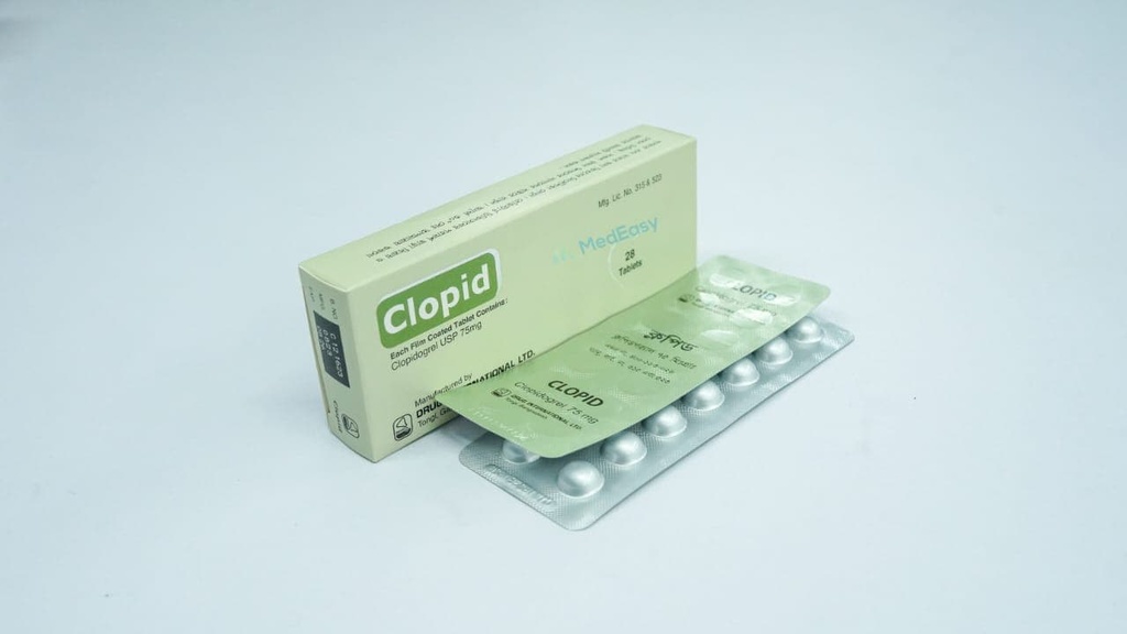 Clopid75 mg Tablet/14 strip