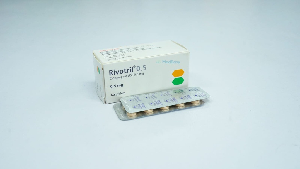 Rivotril0.5 mg Tablet/10 strip