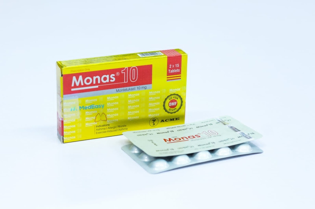 Monas 10 /10 mg Tablet/15's strip