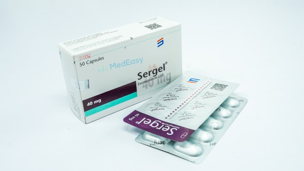 Sergel 40 mg Capsule/10's strip