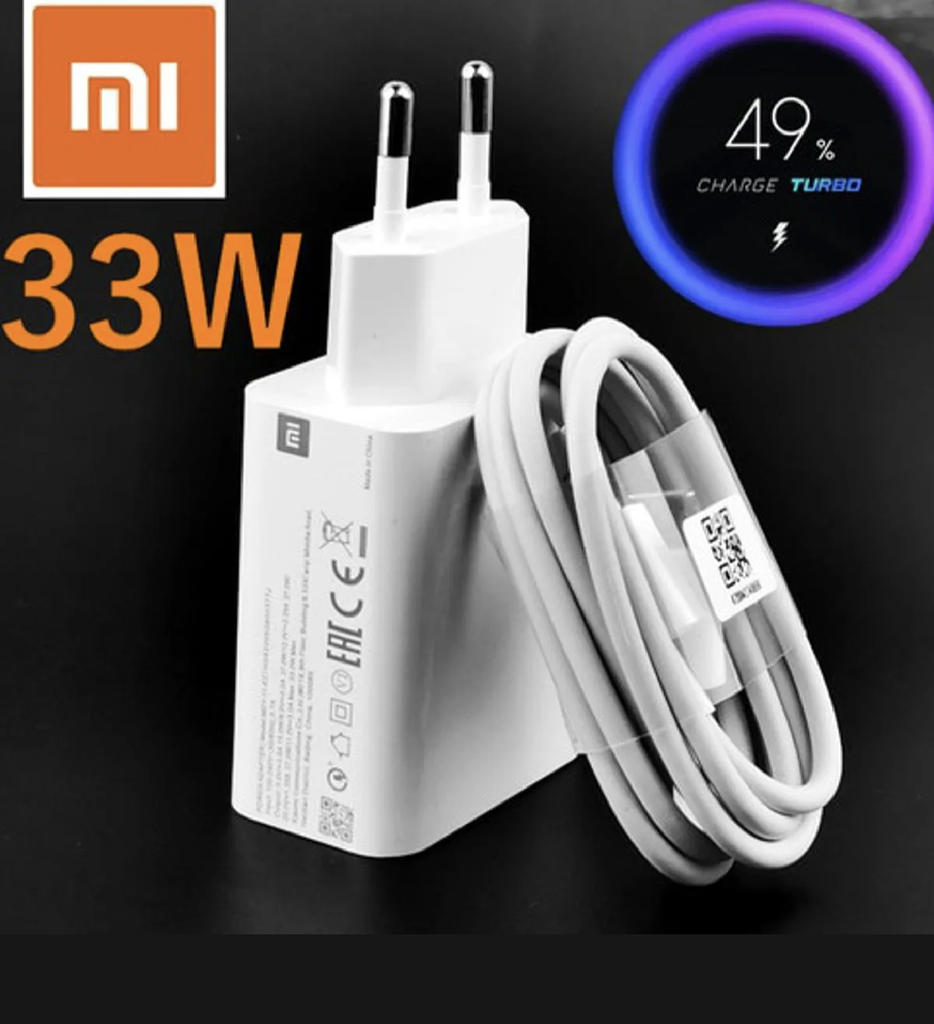 33W Fast Type-C Charger for Xigomi, Vivo,  Realme, Oppo, Redmi, OnePlus, Motorola