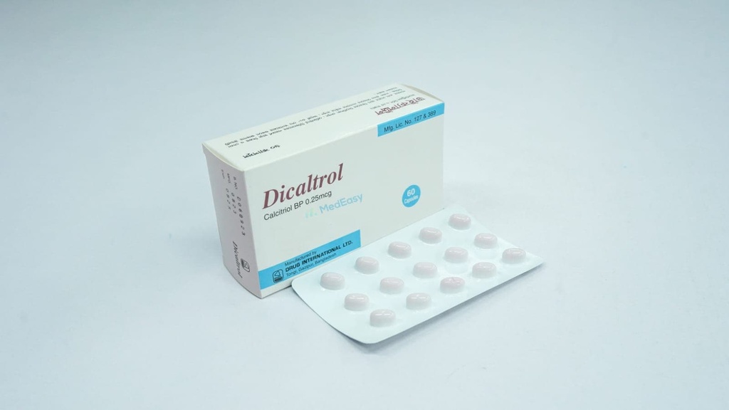 Dicaltrol - 0.25 mcg Capsule/15's strip