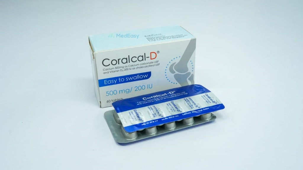 CoralCal-D Tablet/10's strip