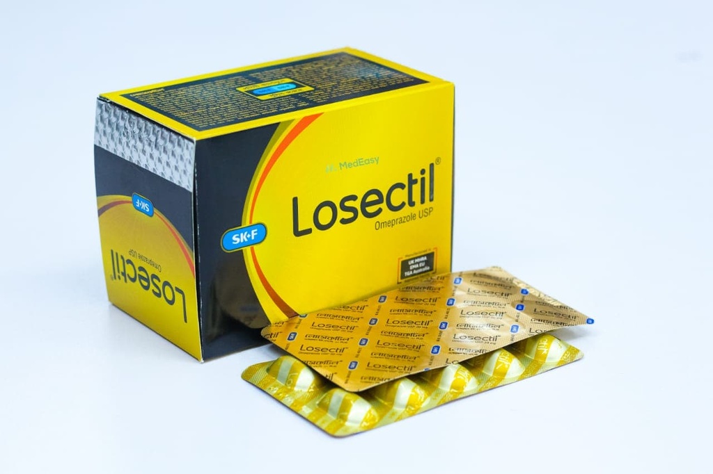 Losectil 20 mg Capsule/10's strip
