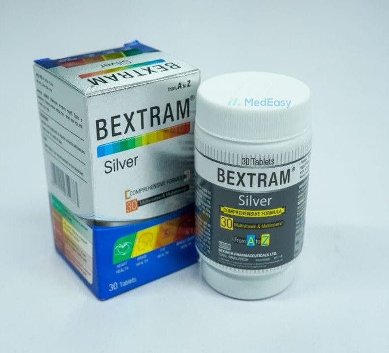 Bextram Silver Tablet Multivitamin + Multimineral A-Z silver preparation