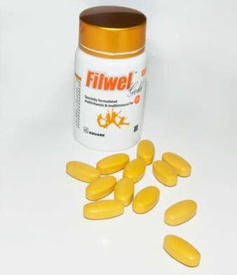 Filwel Gold Tablet Multivitamin + Multimineral A-Z gold preparation