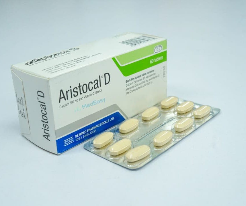 Aristocal D Tablet Calcium Carbonate [Elemental] + Vitamin D3