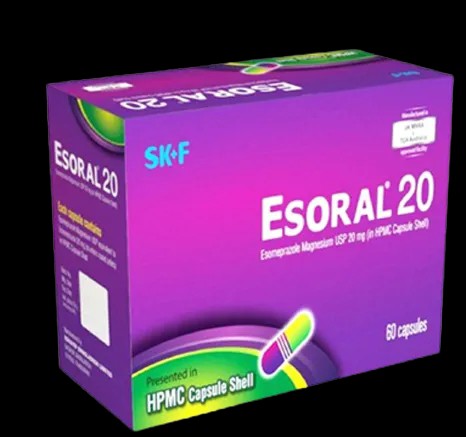 Esoral20 mg Capsule Esomeprazole Magnesium Trihydrate