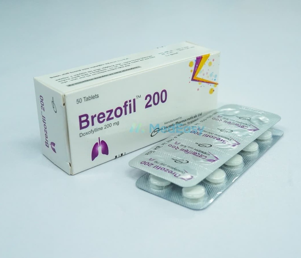 Brezofil200 mg Tablet Doxophylline