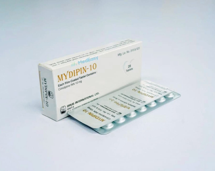 Mydipin10 mg Tablet Cilnidipine