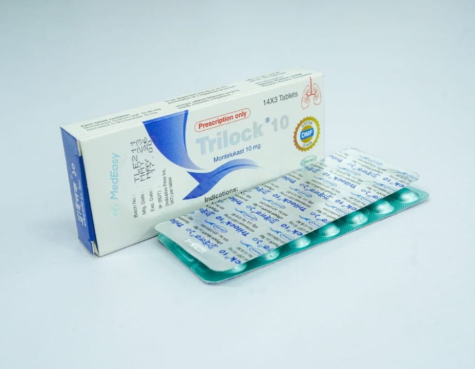 Trilock10 mg Tablet Montelukast