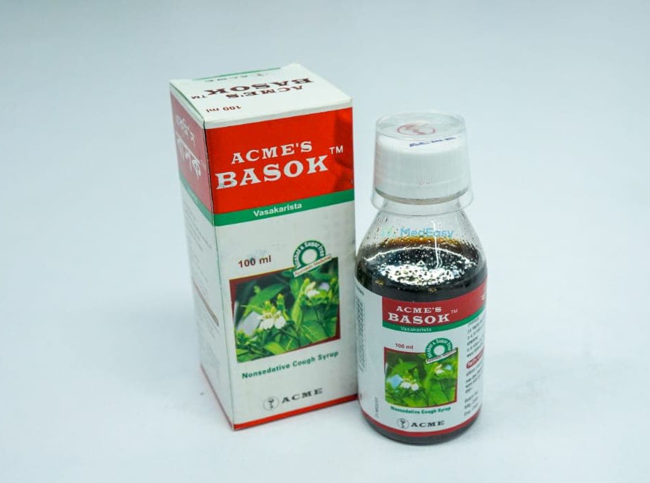 Basok100 ml Syrup Herbal cough syrup