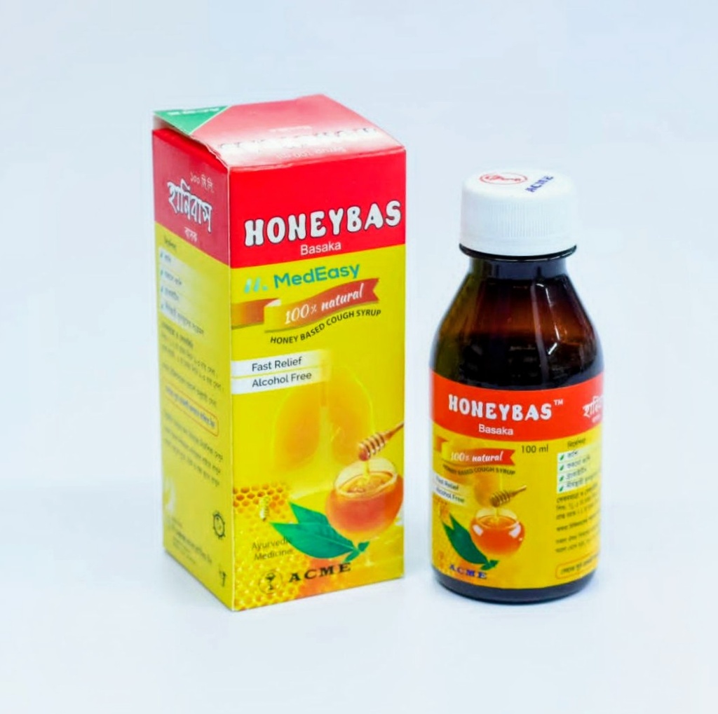 Honeybas100 ml Syrup Herbal cough syrup